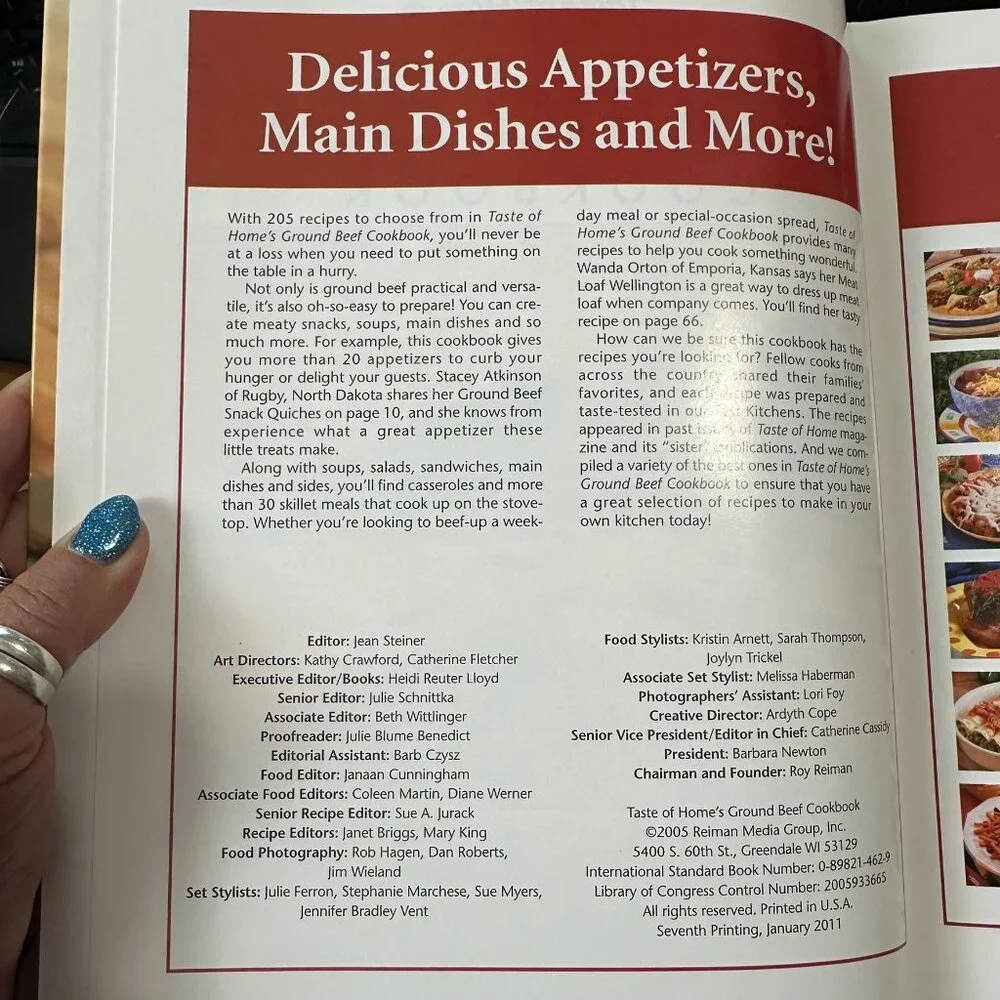 Taste of Home Ground Beef & Best of Country Casseroles Cookbooks Reiman Media